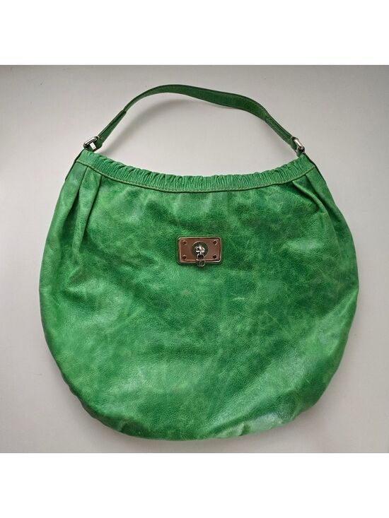 Marc Jacobs Handbags - Marc by Marc Jacobs XL Green Leather Hobo Shoulder Bag